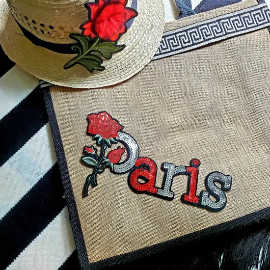 Hawthorn Diamond Aztec Pattern Jute Tote Bag Quilting Essential {3}