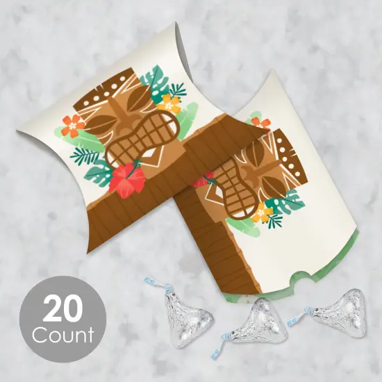 Big Dot of Happiness Tropical Luau - Favor Gift Boxes - Hawaiian Beach Party Petite Pillow Boxes - Set of 20 {3}