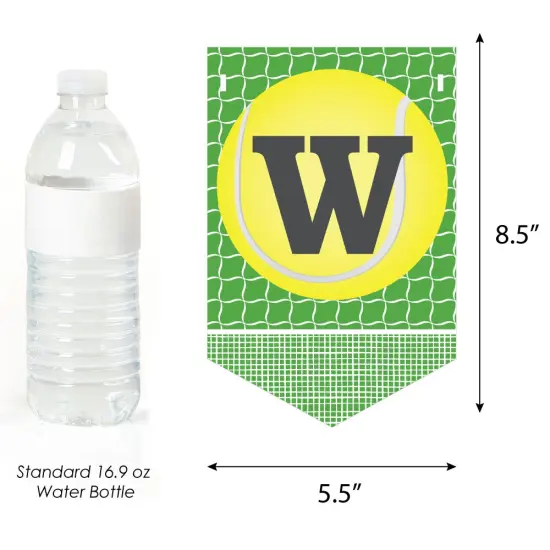 Big Dot of Happiness You Got Served - Tennis - Baby Shower Bunting Banner - Tennis Ball Party Decorations - Welcome Baby {4}