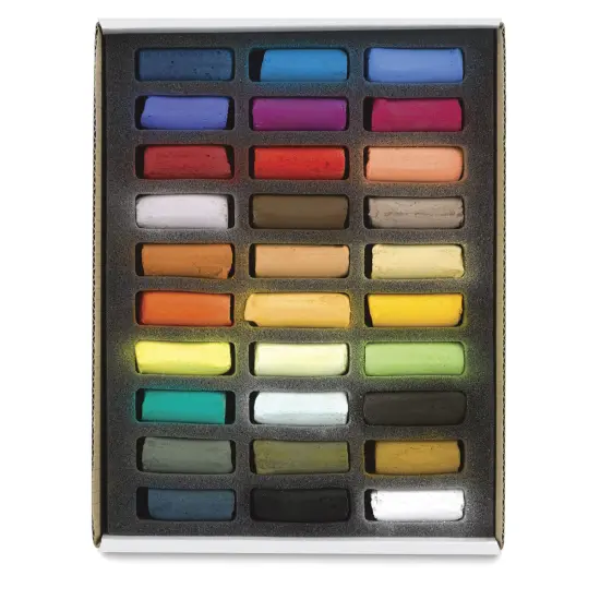 Sennelier Soft Pastels - Set of 30, Assorted Colors, Half Sticks {2}