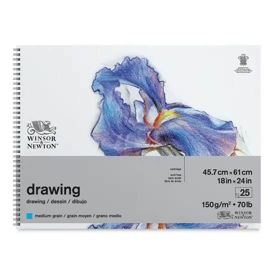 Winsor & Newton Drawing Pad - 18" x 24", Medium {1}
