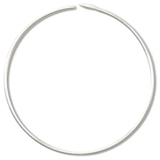 Beadalon Ear Wire Beading Hoops Small 20mm 16/Pkg-Silver-Plated & Nickel-Free {2}