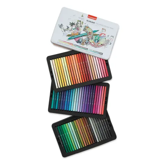 Bruynzeel Fineliner Brush Pens - Assorted, Set of 72 {1}