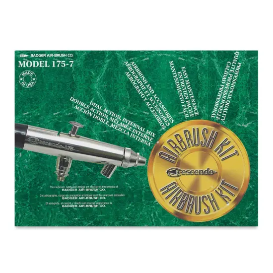 Badger Crescendo 175 Double Action Airbrush - Complete Set, 175-7 {2}