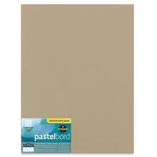 Ampersand Pastelbord Panel - 18" x 24", 1/8" Profile, Sand {1}