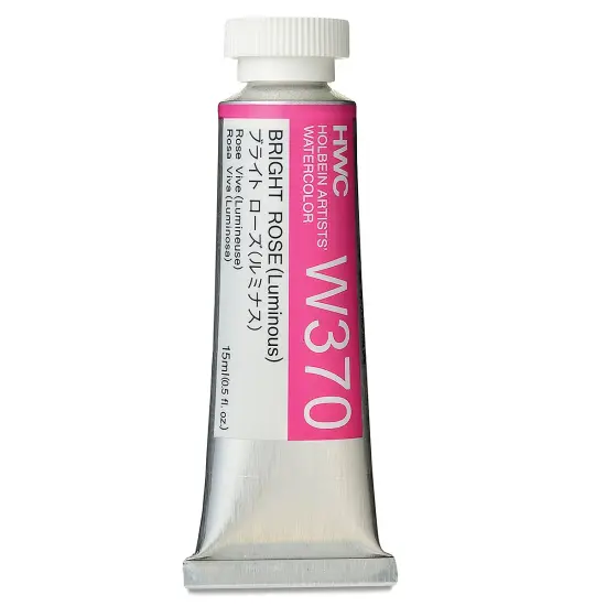 Holbein Artists' Watercolor - Bright Rose, 15 ml tube {2}
