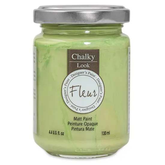 Fleur Chalky Look Paint - Bamboo, 4.4 oz jar {1}
