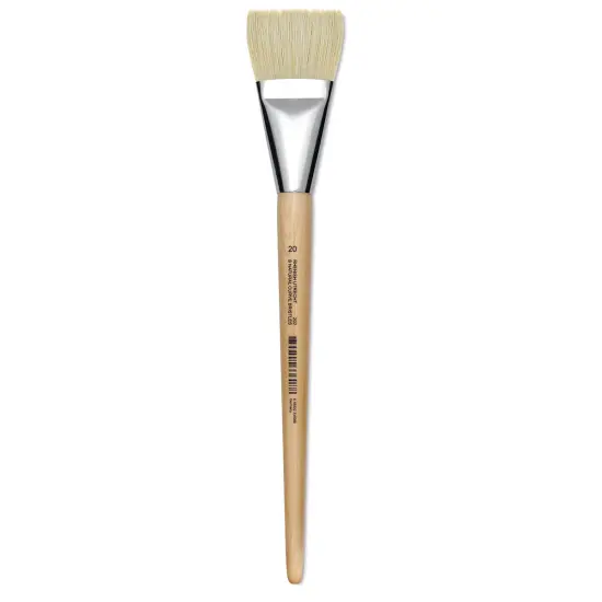 Utrecht Rhenish Pure Hog Bristle Brush - Bright, Size 20, Long Handle {1}
