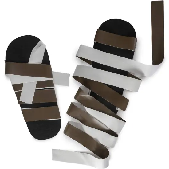 Greek Roman Brown Sandals &ndash; Lace Up Biblical Egyptian Gladiator Costume Sandal Shoes for Men and Women {5}