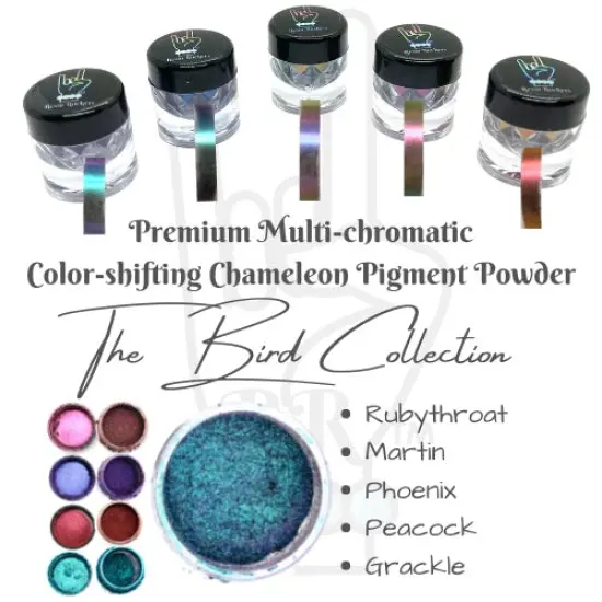 Resin Rockers Premium Color-shift Multi-chromatic Chameleon Pigment Powder Grackle {2}