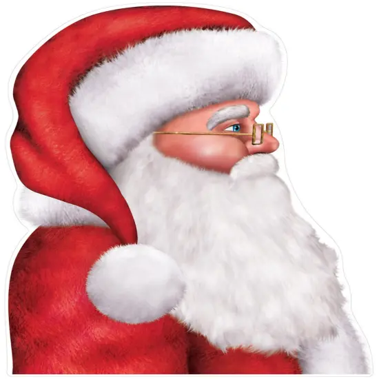 New Christmas Back Seat Driver Santa Claus Car Cling Decoration 12-17" {1}