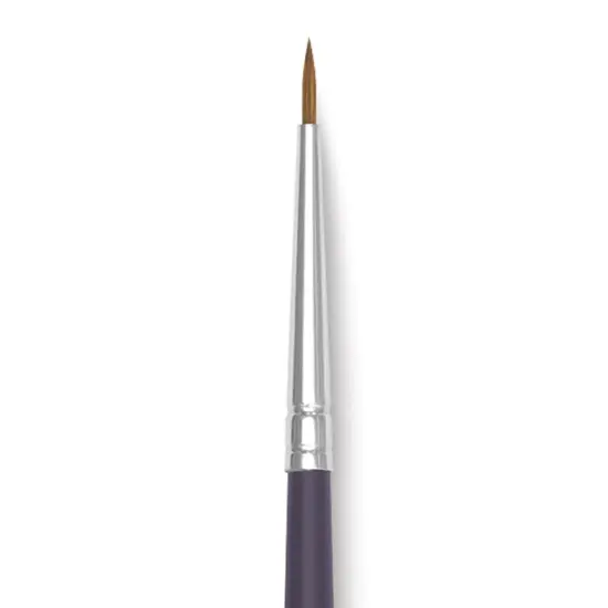 Winsor & Newton Artists' Kolinsky Sable Watercolor Brush - Round, Short Handle, Size 2/0 {1}