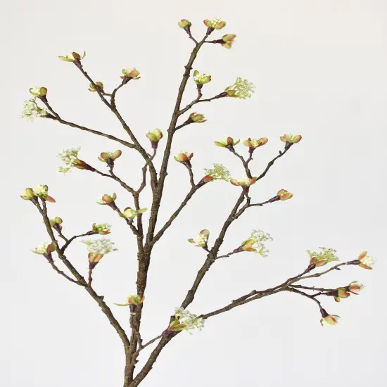 42" Faux Budding Blossom Branch Stem {1}