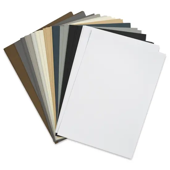 Sizzix Surfacez Cardstock - Neutral Colors, Package of 60 Sheets, 8-1/4"W x 11-3/4"L, 216 gsm {1}