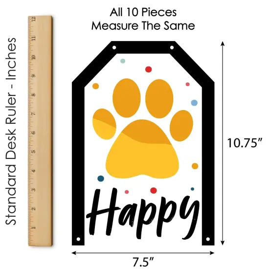 Big Dot of Happiness Happy Gotcha Day - Hanging Vertical Paper Door Banners - Dog and Cat Pet Adoption Party Wall Decoration Kit - Indoor Door Decor {7}