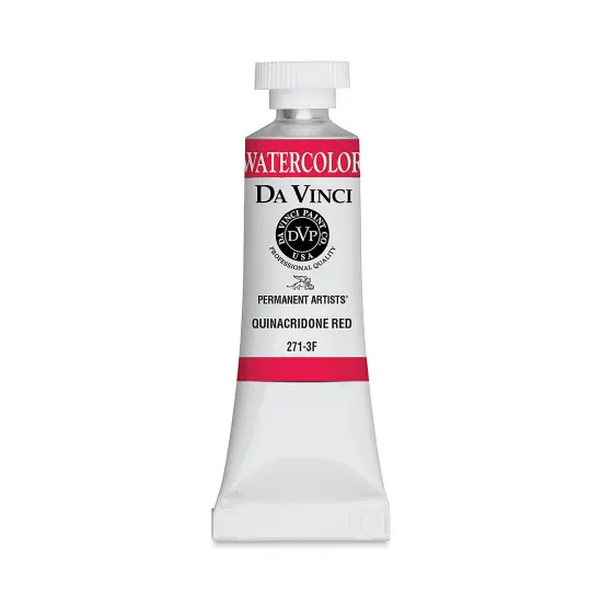 Da Vinci Artists' Permanent Watercolor - Quinacridone Red, 15 ml tube {1}