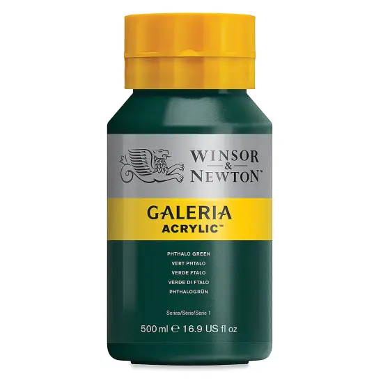 Winsor & Newton Galeria Flow Acrylics - Phthalo Green, 500 ml tube {2}