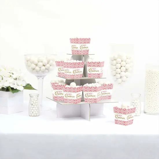 Big Dot of Happiness Mis Quince Anos - Party Mini Favor Boxes - Quinceanera Sweet 15 Birthday Party Treat Candy Boxes - Set of 12 {4}