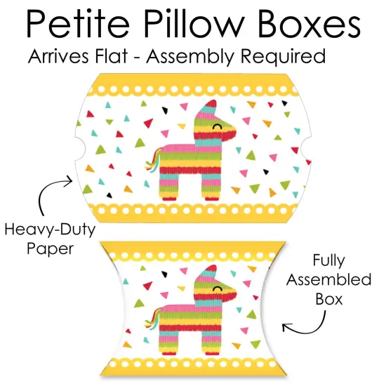 Big Dot of Happiness Let's Fiesta - Favor Gift Boxes - Fiesta Petite Pillow Boxes - Set of 20 {7}