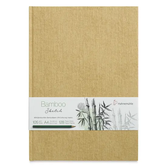 Hahnem&uuml;hle Bamboo Hardbound Sketchbook -11.7" x 8.3", 128 Pages, 50 lb {1}