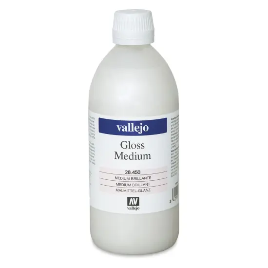 Vallejo Acrylic Medium - Gloss, 500 ml {1}