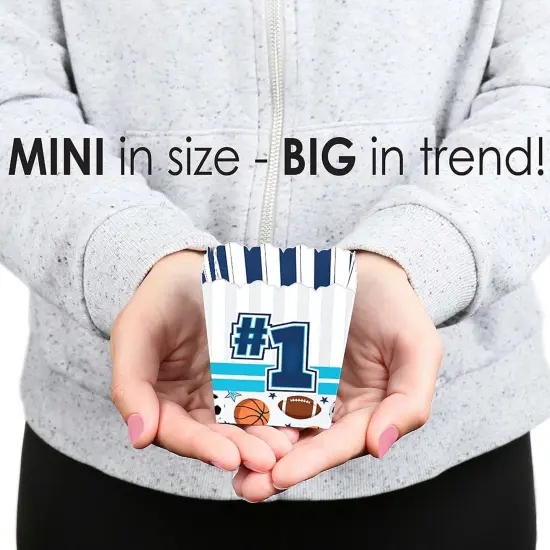 Big Dot of Happiness Go, Fight, Win - Sports - Party Mini Favor Boxes - Baby Shower or Birthday Party Treat Candy Boxes - Set of 12 {6}