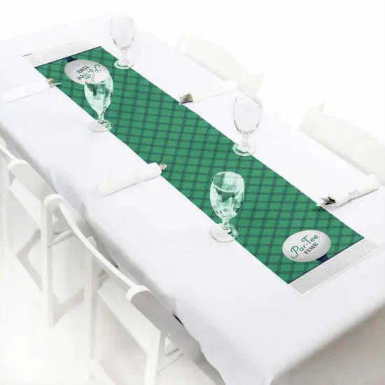 Big Dot of Happiness Par-Tee Time - Golf - Petite Birthday or Retirement Party Paper Table Runner - 12 x 60 inches {1}
