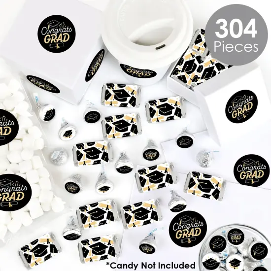 Big Dot of Happiness Hello College Graduation Party Candy Favor Sticker Kit - 304 Pieces {3}