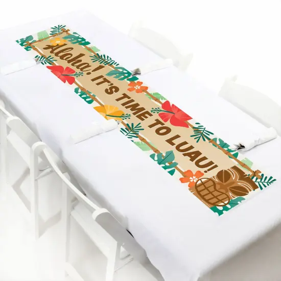 Big Dot of Happiness Tropical Luau - Hawaiian Beach Party Decorations Party Banner {7}
