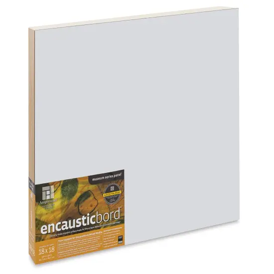 Ampersand Encausticbord - 18" x 18" x 1-1/2", Cradled {1}