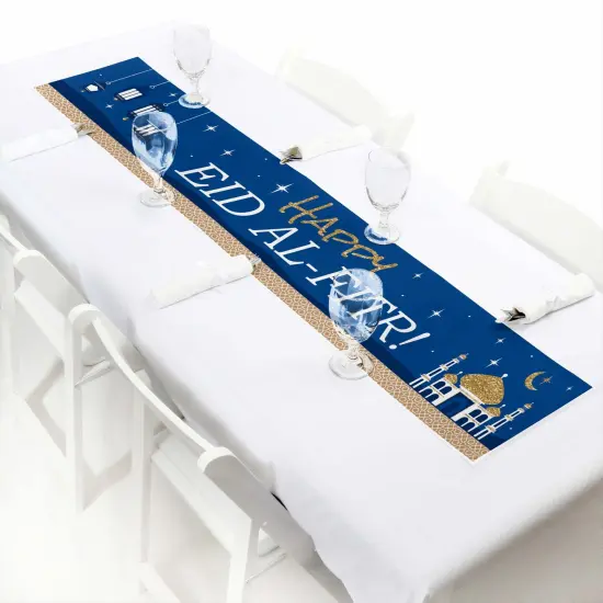 Big Dot of Happiness Eid Mubarak Decorations - Ramadan Party Banner - Happy Eid al-Fitr {7}
