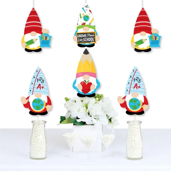 Big Dot of Happiness School Gnomes - Decorations DIY Teacher and Classroom Essentials - Set of 20 {1}