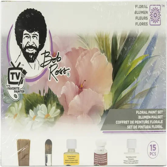 Bob Ross Flower Paint Set-15 Piece Set {1}