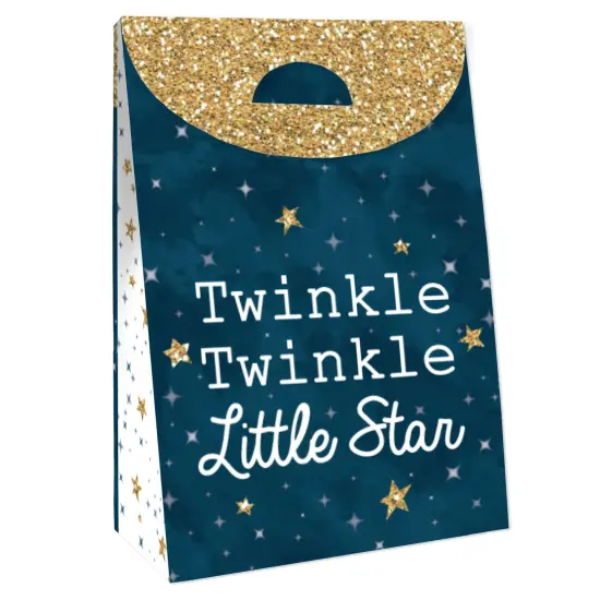 Big Dot of Happiness Twinkle Twinkle Little Star - Baby Shower or Birthday Gift Favor Bags - Party Goodie Boxes - Set of 12 {4}