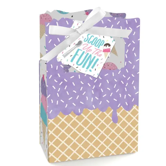Big Dot of Happiness Scoop Up The Fun - Ice Cream - Sprinkles Party Favor Boxes - Set of 12 {1}
