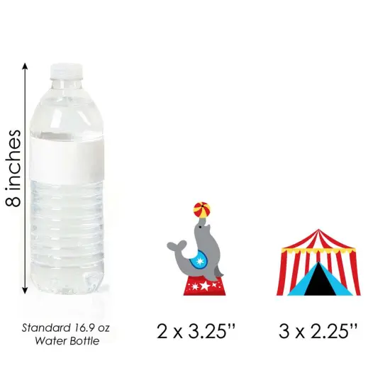Big Dot of Happiness Carnival - Step Right Up Circus - DIY Shaped Carnival Themed Party Cut-Outs - 24 Count {6}
