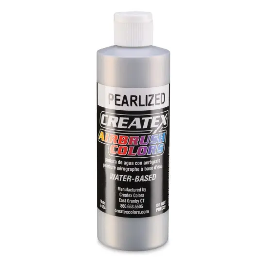 Createx Airbrush Color - 8 oz, Pearl Silver {1}