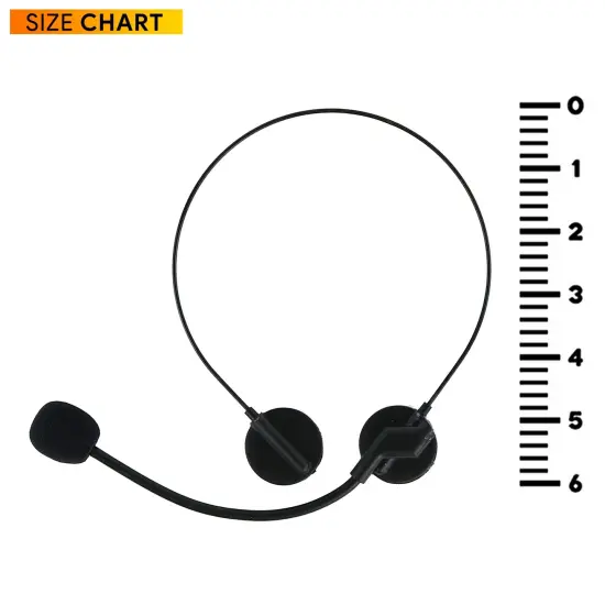 Rockstar Costume Accessories Headset - Fake Rock Star MJ Singer Microphone and Headphones Costume Accessory Prop Black {5}