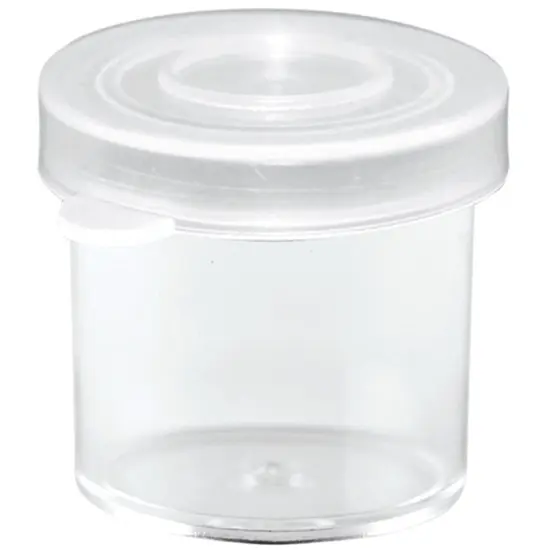 Craft Medley Craft Cups .35oz 10/Pkg-Clear W/Lid {2}
