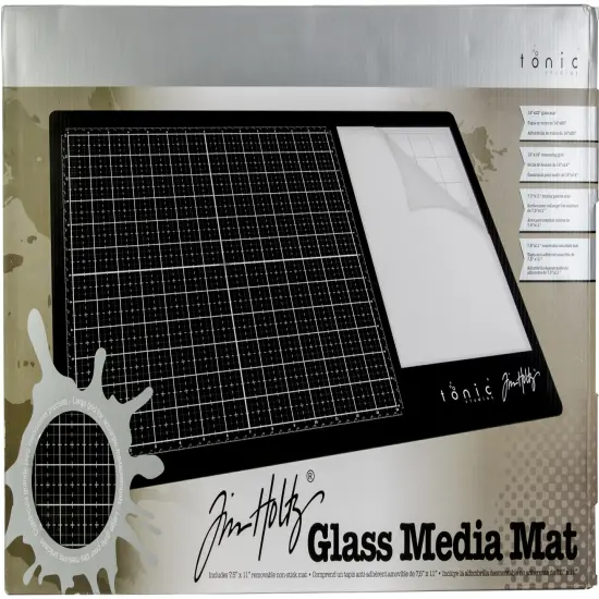 Tim Holtz Glass Media Mat-23.75"X14.25" {1}
