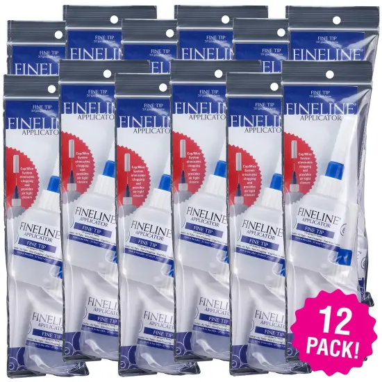 Multipack of 12 - Fineline 20 Gauge Applicators & Bottles - Empty 2/Pkg-1.25oz {1}