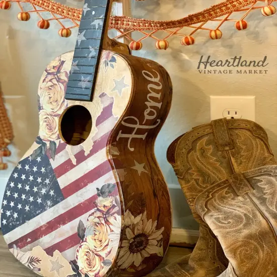 Redesign D&eacute;cor Transfers America 23"x30" 655350641733 {5}