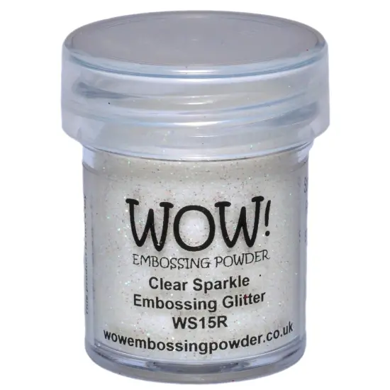 Multipack of 5 - WOW! Embossing Powder 15ml-Clear Sparkle {2}