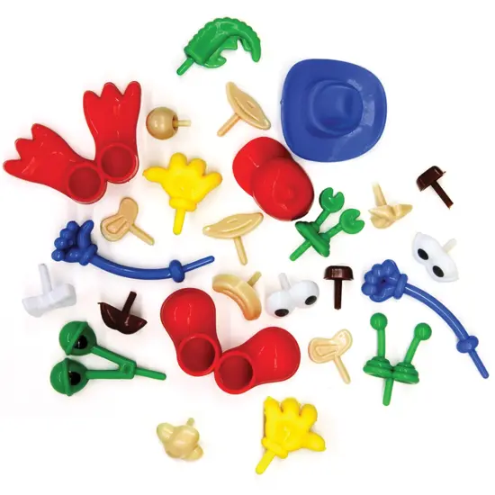 Creativity Street Dough Body Parts-Assorted Shapes {3}
