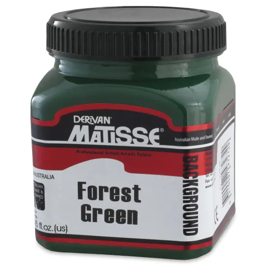 Matisse Background Colors Acrylic Paint - Forest Green, 250 ml {1}