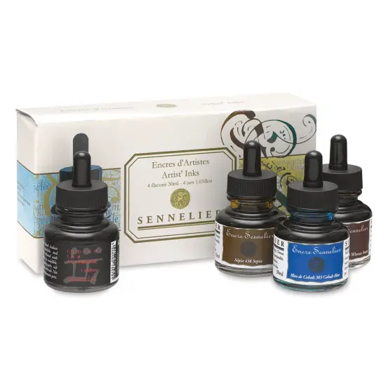 Sennelier Shellac Ink - Set of 4 {1}