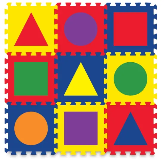Creativity Street WonderFoam Carpet Tiles - Shapes {2}