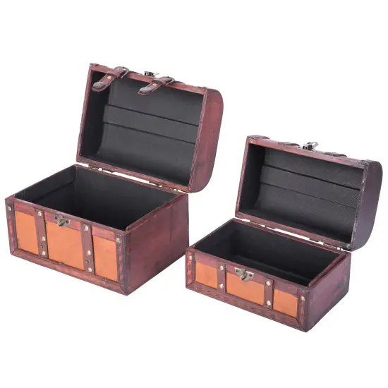 Decorative Leather Treasure Boxes {3}