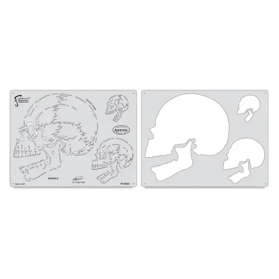 Iwata Artool Freehand Template - Horror of Skull Master Profile {2}