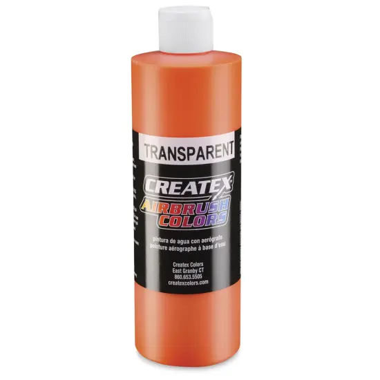 Createx Airbrush Color - 16 oz, Transparent Orange {1}